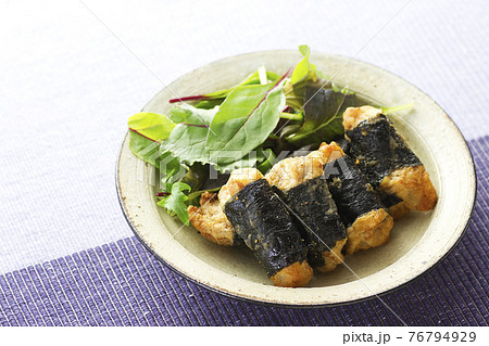 若鶏モモの磯辺揚げ21 若鶏モモの磯辺揚げ21 76794929