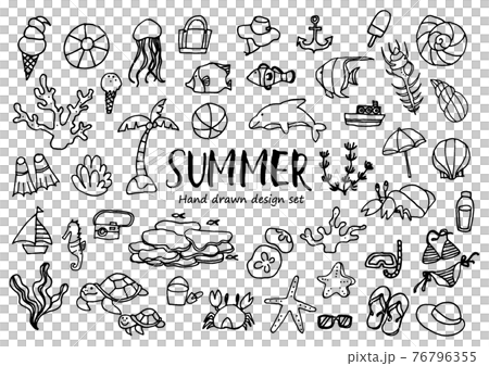 手繪夏季材料套裝 手繪夏季材料套裝 76796355