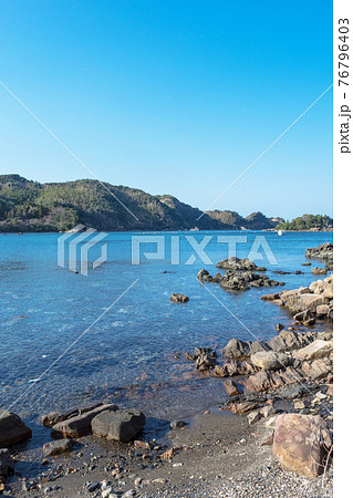 島根半島　四十二浦　笹子浦　山陰の漁村 76796403