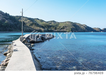 島根半島　四十二浦　笹子浦　山陰の漁村 76796409