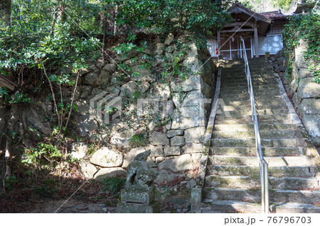 島根半島　四十二浦　笹子浦　たまえ神社 76796703