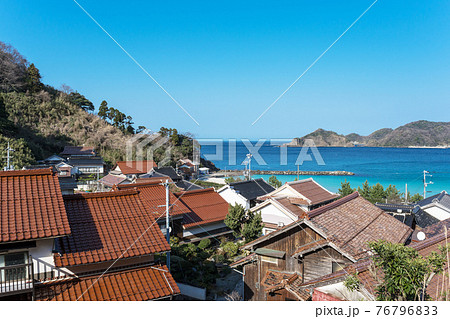 島根半島　四十二浦　笹子浦　山陰の漁村 76796833