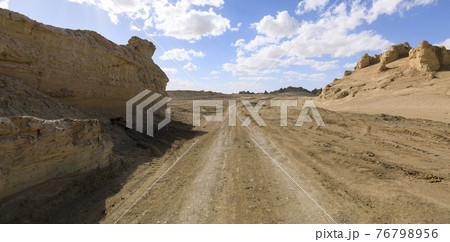 Yardang landform landscape in the west of China 76798956