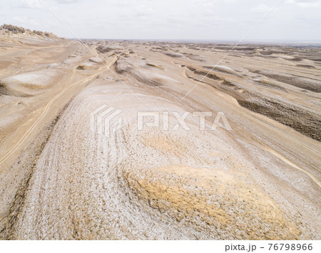 Yardang landform landscape in west of china Yardang landform landscape in west of china 76798966