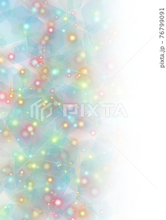 ホログラムのイラスト（A5表紙用、断ち切り5mm） 76799091