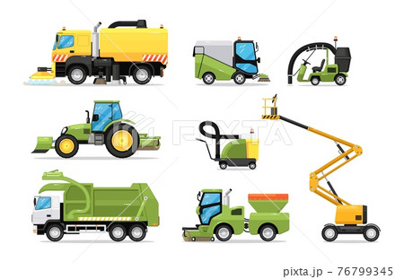 City cleaning machine technical truck and emergency car set City cleaning machine technical truck and emergency car set 76799345