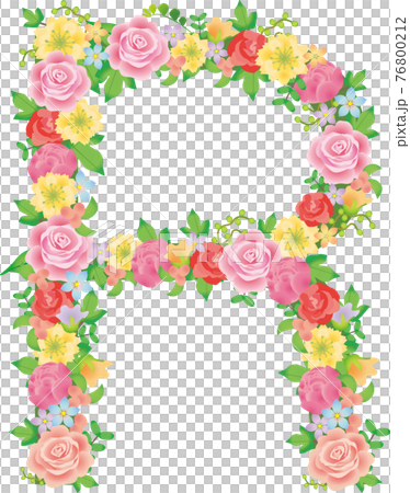 Rアルファベット花文字 76800212