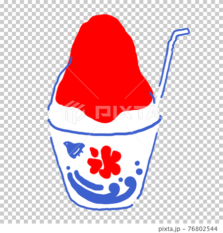 いちごのかき氷 76802544