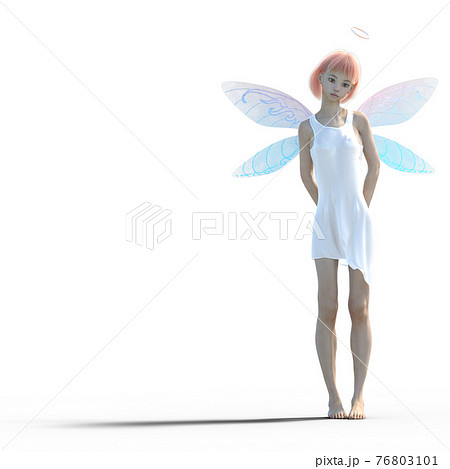 美脚の天使 Perming 3dcgイラスト素材のイラスト素材