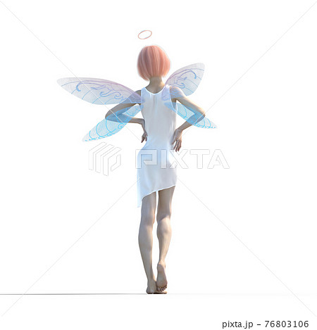 美脚の天使 Perming 3dcgイラスト素材のイラスト素材