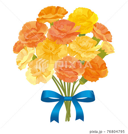父の日　黄色の花束 76804795