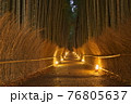 京都嵐山の夜　 76805637