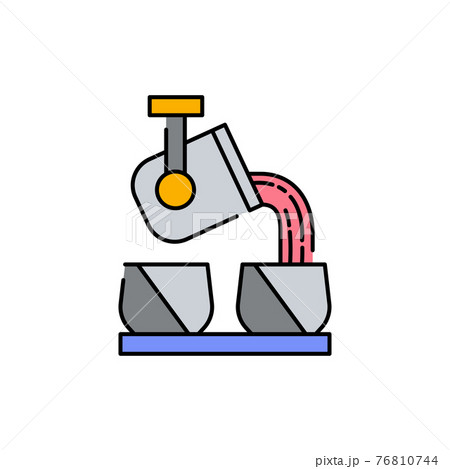 Casting detail olor line icon. Pictogram for web page, mobile app, promo. 76810744