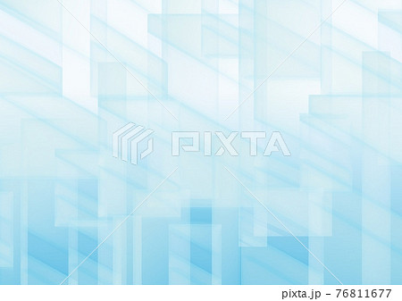 透明感のある青色の抽象背景 No 01のイラスト素材
