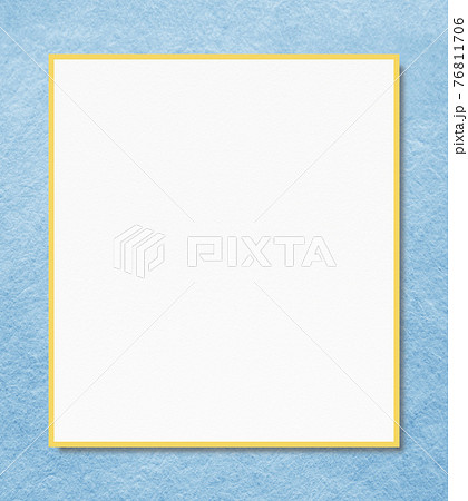 色紙　背景青 76811706