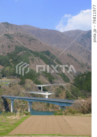 会津鉄道・第一大川橋梁（福島県・下郷町） 76811977