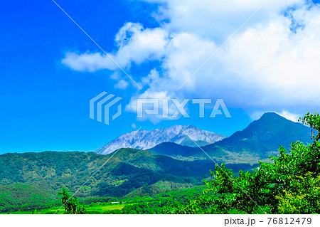 大山が一望できる展望台から見た景色 大山が一望できる展望台から見た景色 76812479