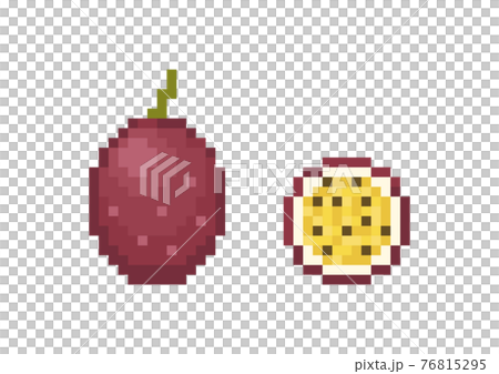 Pixel art passion fruit icon. Pixel retro game passion fruit symbol. 8 bit or 16 bit style passion fruit icon for game or web design. Cute Flat Vector pixel art purple fruit or berry icon. Pixel art passion fruit icon. Pixel retro game passion fruit symbol. 8 bit or 16 bit style passion fruit icon for game or web design. Cute Flat Vector pixel art purple fruit or berry icon. 76815295
