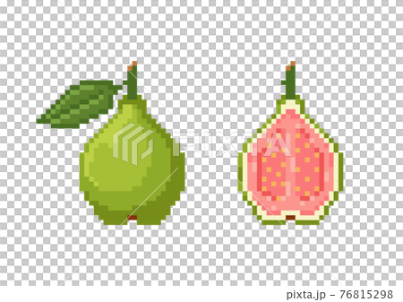 Pixel Art Clipart PNG Images, Cute Colorful Fruits Pixel Art Icon