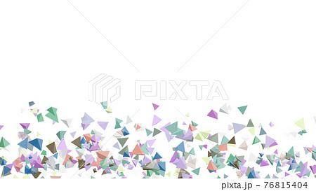 CGピラミッド 下から浮き上がる多数の三角錐 CGピラミッド 下から浮き上がる多数の三角錐 76815404