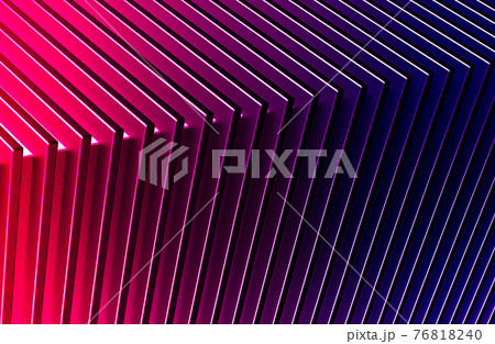 The abstract colorful metal pattern background. 3D illustration. 76818240