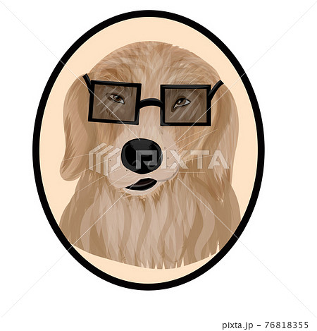 Dog portrait vector 76818355