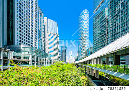 東京 品川駅周辺のビル群の写真素材 7616 東京 品川駅周辺のビル群の写真素材 7616