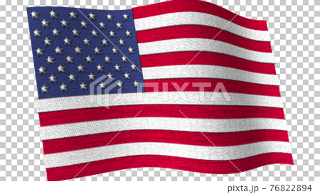 美國國旗在風中飄揚星星和條紋 76822894