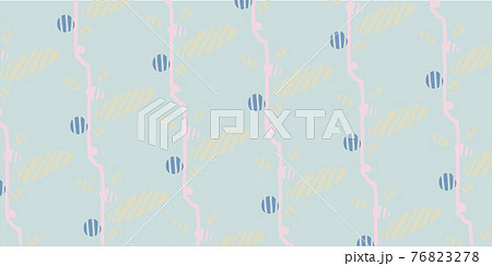 青とピンクのベクターのシームレスなパターンの背景イラスト 青とピンクのベクターのシームレスなパターンの背景イラスト 76823278