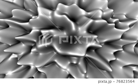 Surface with dynamic imitation of simple hills and mountains, 3d render backdrop, computer generated 76823564