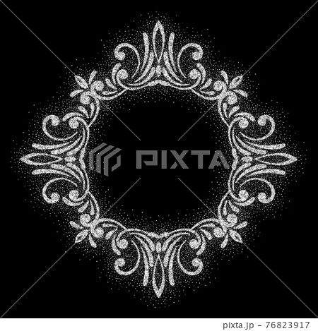 Retro shiny frame or border. Vector illustration. 76823917