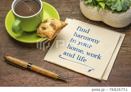 find harmony in your home, work and life 76826751