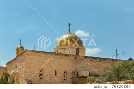 dome of the monastery of St. Gerasim in the desert dome of the monastery of St. Gerasim in the desert 76826806