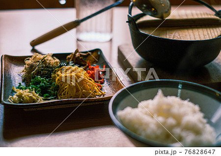 奄美大島名物の鶏飯 奄美大島名物の鶏飯 76828647