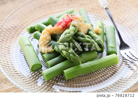 アスパラガスのからし酢みそ 76828712