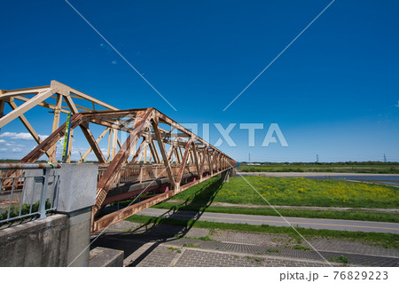 千葉県野田市、利根川の風景 千葉県野田市、利根川の風景 76829223