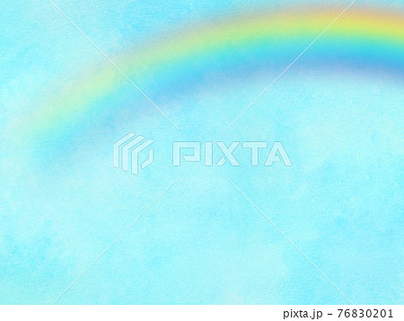 シンプルな絵画風の虹と空 - 複数のバリエーションがあります シンプルな絵画風の虹と空 - 複数のバリエーションがあります 76830201