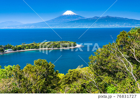 《静岡県》富士山と新緑の大瀬崎 《静岡県》富士山と新緑の大瀬崎 76831727