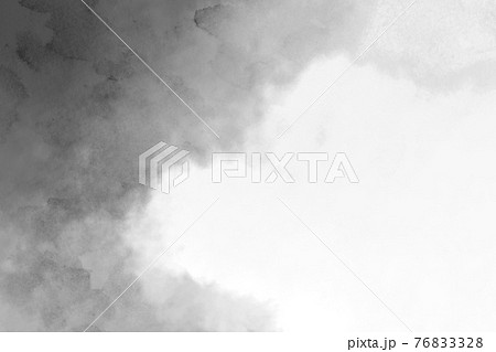 イラスト素材 モノクロの水彩風背景素材のイラスト素材