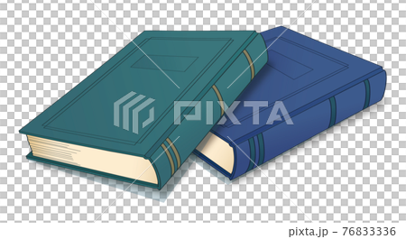 重なっているハードカバーの書籍二冊 76833336