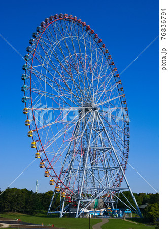 葛西臨海公園の観覧車の写真素材 葛西臨海公園の観覧車の写真素材