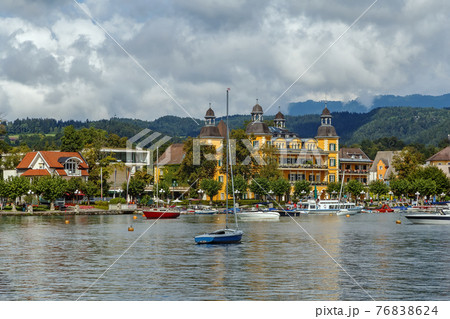 View of Velden, Carinthia, Austria View of Velden, Carinthia, Austria 76838624