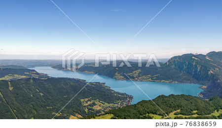 View from Schafberg mountain, Austria View from Schafberg mountain, Austria 76838659
