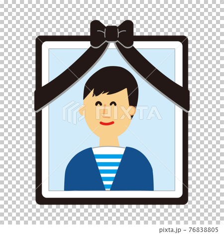 息子の遺影 76838805