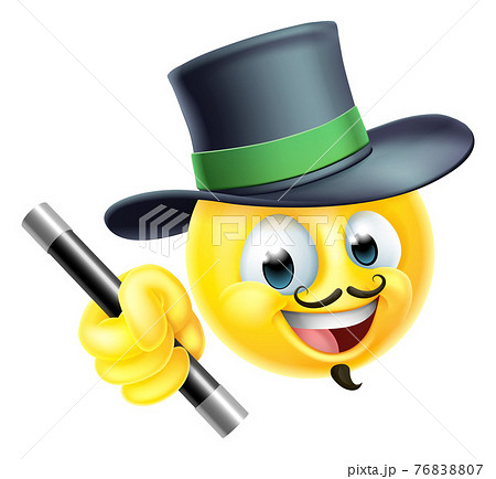 Magician Emoticon Cartoon Face Icon Magician Emoticon Cartoon Face Icon 76838807