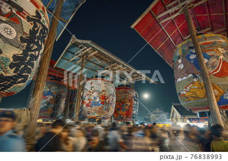 三河　一色　大提灯祭り 76838993