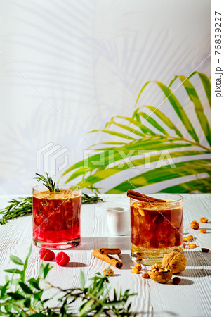 Refreshing espresso and tonic summer drinks Refreshing espresso and tonic summer drinks 76839227