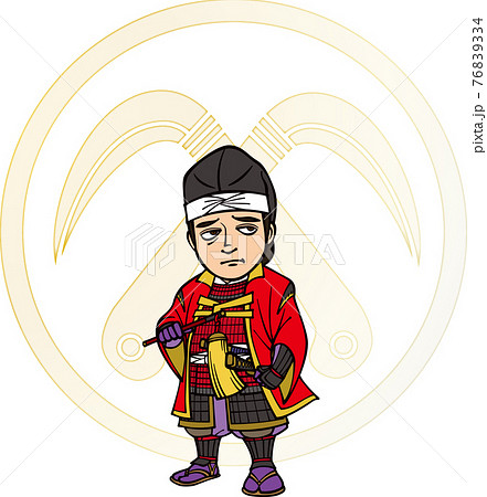 武装しても未だ悩む小早川秀秋【家紋】 76839334