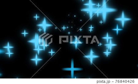 クロス　キラキラ　十字　星　CG　背景　壁紙 76840426
