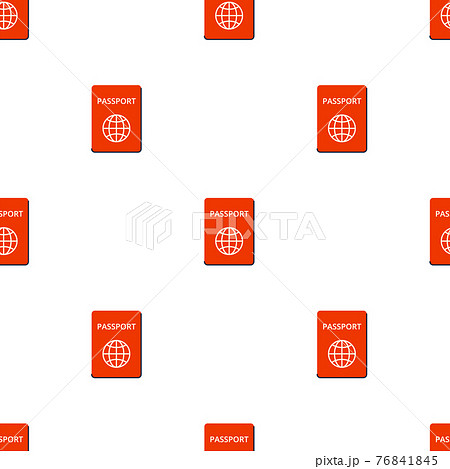 The passport. Seamless pattern for textiles and packaging. Vaccinations and new travel. Vector 76841845